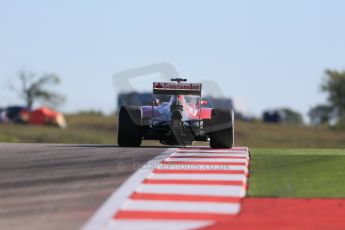 World © Octane Photographic Ltd. Friday 31st October 2014, F1 USA GP, Austin, Texas, Circuit of the Americas (COTA) - Practice 1. Scuderia Ferrari F14T - Fernando Alonso. Digital Ref: 1144LB1D7617