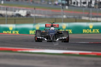 World © Octane Photographic Ltd. Friday 31st October 2014, F1 USA GP, Austin, Texas, Circuit of the Americas (COTA) - Practice 1. Sauber C33 – Esteban Gutierrez. Digital Ref : 1144LB1D7803