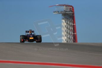 World © Octane Photographic Ltd. Friday 31st October 2014, F1 USA GP, Austin, Texas, Circuit of the Americas (COTA) - Practice 1. Infiniti Red Bull Racing RB10 - Sebastian Vettel. Digital Ref: 1144LB1D8089
