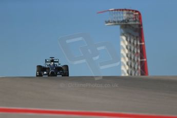 World © Octane Photographic Ltd. Friday 31st October 2014, F1 USA GP, Austin, Texas, Circuit of the Americas (COTA) - Practice 1. Mercedes AMG Petronas F1 W05 Hybrid – Lewis Hamilton. Digital Ref: 1144LB1D8373