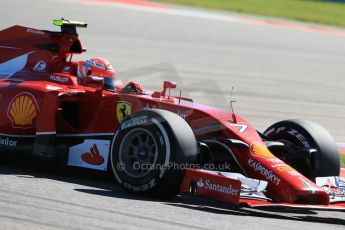 World © Octane Photographic Ltd. Friday 31st October 2014, F1 USA GP, Austin, Texas, Circuit of the Americas (COTA) - Practice 2. Scuderia Ferrari F14T – Kimi Raikkonen. Digital Ref: 1145LB1D8643