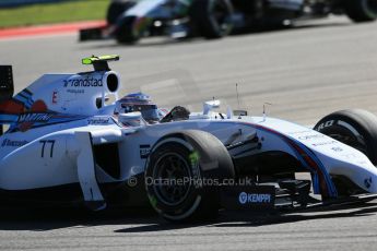 World © Octane Photographic Ltd. Friday 31st October 2014, F1 USA GP, Austin, Texas, Circuit of the Americas (COTA) - Practice 2. Williams Martini Racing FW36 – Valtteri Bottas. Digital Ref: 1145LB1D8732