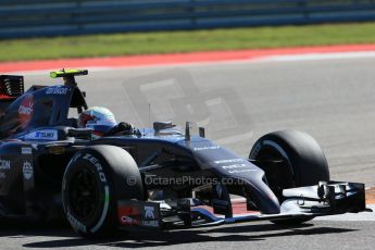 World © Octane Photographic Ltd. Friday 31st October 2014, F1 USA GP, Austin, Texas, Circuit of the Americas (COTA) - Practice 2. Sauber C33 – Esteban Gutierrez. Digital Ref : 1145LB1D8755