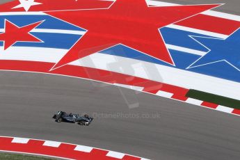 World © Octane Photographic Ltd. Friday 31st October 2014, F1 USA GP, Austin, Texas, Circuit of the Americas (COTA) - Practice 2. Mercedes AMG Petronas F1 W05 Hybrid – Lewis Hamilton. Digital Ref: 1145LW1L3881