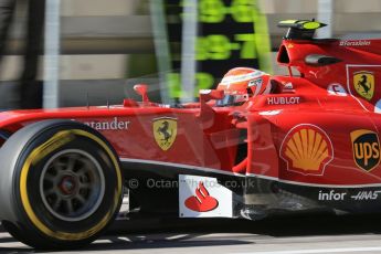 World © Octane Photographic Ltd. Saturday 1st November 2014, F1 USA GP, Austin, Texas, Circuit of the Americas (COTA) - Practice 3. Scuderia Ferrari F14T – Kimi Raikkonen. Digital Ref: 1147LB1D0002