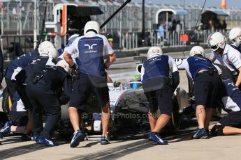 World © Octane Photographic Ltd. Saturday 1st November 2014, F1 USA GP, Austin, Texas, Circuit of the Americas (COTA) - Practice 3. Williams Martini Racing FW36 – Valtteri Bottas. Digital Ref: 1147LB1D0014