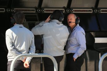 World © Octane Photographic Ltd. Saturday 1st November 2014, F1 USA GP, Austin, Texas, Circuit of the Americas (COTA) - Practice 3. McLaren Mercedes Ron Dennis. Digital Ref: 1147LB1D0119