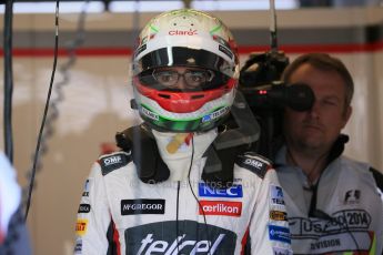 World © Octane Photographic Ltd. Saturday 1st November 2014, F1 USA GP, Austin, Texas, Circuit of the Americas (COTA) - Practice 3. Sauber C33 – Esteban Gutierrez. Digital Ref : 1147LB1D9423