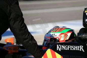 World © Octane Photographic Ltd. Saturday 1st November 2014, F1 USA GP, Austin, Texas, Circuit of the Americas (COTA) - Practice 3. Sahara Force India VJM07 – Sergio Perez. Digital Ref: 1147LB1D9648