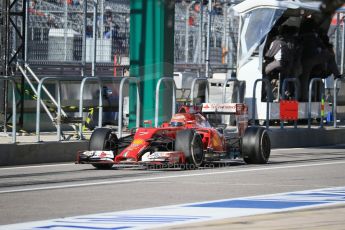 World © Octane Photographic Ltd. Saturday 1st November 2014, F1 USA GP, Austin, Texas, Circuit of the Americas (COTA) - Practice 3. Scuderia Ferrari F14T – Kimi Raikkonen. Digital Ref: 1147LB1D9708