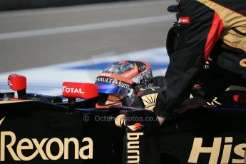 World © Octane Photographic Ltd. Saturday 1st November 2014, F1 USA GP, Austin, Texas, Circuit of the Americas (COTA) - Practice 3. Lotus F1 Team E22 - Romain Grosjean. Digital Ref: 1147LB1D9748