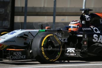 World © Octane Photographic Ltd. Saturday 1st November 2014, F1 USA GP, Austin, Texas, Circuit of the Americas (COTA) - Practice 3. Sahara Force India VJM07 – Nico Hulkenburg. Digital Ref : 1147LB1D9825