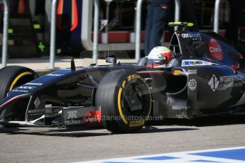World © Octane Photographic Ltd. Saturday 1st November 2014, F1 USA GP, Austin, Texas, Circuit of the Americas (COTA) - Practice 3. Sauber C33 – Esteban Gutierrez. Digital Ref : 1147LB1D9835