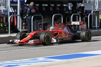 World © Octane Photographic Ltd. Saturday 1st November 2014, F1 USA GP, Austin, Texas, Circuit of the Americas (COTA) - Practice 3. Scuderia Ferrari F14T - Fernando Alonso. Digital Ref: 1147LB1D9921