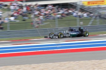 World © Octane Photographic Ltd. Saturday 1st November 2014, F1 USA GP, Austin, Texas, Circuit of the Americas (COTA) - Qualifying. Mercedes AMG Petronas F1 W05 Hybrid – Lewis Hamilton. Digital Ref: 1148LW1L4234