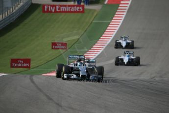 World © Octane Photographic Ltd. Sunday 2nd November 2014, F1 USA GP, Austin, Texas, Circuit of the Americas (COTA) - Race. Mercedes AMG Petronas F1 W05 Hybrid - Nico Rosberg. Digital Ref: 1151LB1D1345