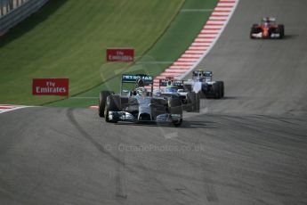 World © Octane Photographic Ltd. Sunday 2nd November 2014, F1 USA GP, Austin, Texas, Circuit of the Americas (COTA) - Race. Mercedes AMG Petronas F1 W05 Hybrid – Lewis Hamilton. Digital Ref: 1151LB1D1349