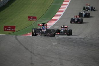 World © Octane Photographic Ltd. Sunday 2nd November 2014, F1 USA GP, Austin, Texas, Circuit of the Americas (COTA) - Race. Scuderia Toro Rosso STR9 – Jean-Eric Vergne. Digital Ref: