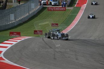 World © Octane Photographic Ltd. Sunday 2nd November 2014, F1 USA GP, Austin, Texas, Circuit of the Americas (COTA) - Race. Mercedes AMG Petronas F1 W05 Hybrid - Nico Rosberg. Digital Ref: 1151LB1D1486