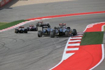 World © Octane Photographic Ltd. Sunday 2nd November 2014, F1 USA GP, Austin, Texas, Circuit of the Americas (COTA) - Race. McLaren Mercedes MP4/29 - Jenson Button. Digital Ref: 1151LB1D1529