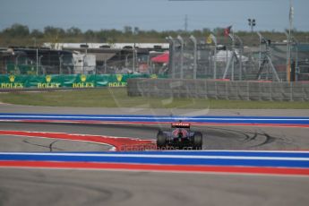 World © Octane Photographic Ltd. Sunday 2nd November 2014, F1 USA GP, Austin, Texas, Circuit of the Americas (COTA) - Race. Scuderia Toro Rosso STR 9 – Daniil Kvyat. Digital Ref: 1151LB1D1974
