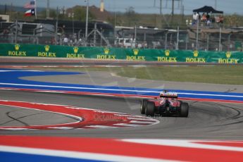 World © Octane Photographic Ltd. Sunday 2nd November 2014, F1 USA GP, Austin, Texas, Circuit of the Americas (COTA) - Race. Scuderia Ferrari F14T – Kimi Raikkonen. Digital Ref: 1151LB1D1999