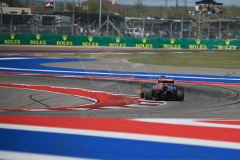 World © Octane Photographic Ltd. Sunday 2nd November 2014, F1 USA GP, Austin, Texas, Circuit of the Americas (COTA) - Race. Scuderia Toro Rosso STR9 – Jean-Eric Vergne. Digital Ref: 1151LB1D2026