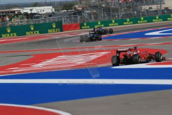 World © Octane Photographic Ltd. Sunday 2nd November 2014, F1 USA GP, Austin, Texas, Circuit of the Americas (COTA) - Race. Scuderia Ferrari F14T - Fernando Alonso. Digital Ref: 1151LB1D2128