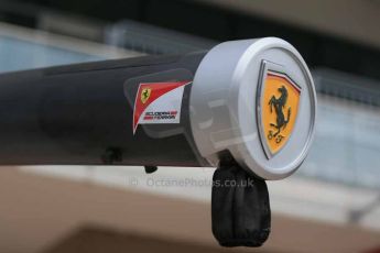 World © Octane Photographic Ltd. F1 USA GP, Austin, Texas, Circuit of the Americas (COTA). Wednesday 30th October 2014 – Pitlane setup. Scuderia Ferrari pitlane rig. Digital Ref : 1141LB1D6970