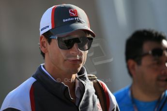 World © Octane Photographic Ltd. Sunday 2nd November 2014, F1 USA GP, Austin, Texas, Circuit of the Americas (COTA) - Paddock & Atmosphere. Sauber C33 – Adrian Sutil. Digital Ref: 1150LB1D0539