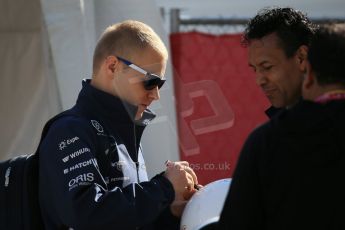 World © Octane Photographic Ltd. Sunday 2nd November 2014, F1 USA GP, Austin, Texas, Circuit of the Americas (COTA) - Paddock & Atmosphere. Williams Martini Racing FW36 – Valtteri Bottas. Digital Ref: 1150LB1D0572