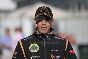 World © Octane Photographic Ltd. Sunday 2nd November 2014, F1 USA GP, Austin, Texas, Circuit of the Americas (COTA) - Paddock & Atmosphere. Lotus F1 Team E22 – Pastor Maldonado. Digital Ref: 1150LB1D0649