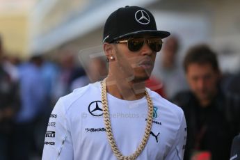 World © Octane Photographic Ltd. Sunday 2nd November 2014, F1 USA GP, Austin, Texas, Circuit of the Americas (COTA) - Paddock & Atmosphere. Mercedes AMG Petronas F1 W05 Hybrid – Lewis Hamilton. Digital Ref: 1150LB1D0882