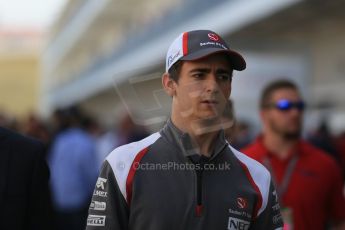 World © Octane Photographic Ltd. Sunday 2nd November 2014, F1 USA GP, Austin, Texas, Circuit of the Americas (COTA) - Paddock & Atmosphere. Sauber C33 – Esteban Gutierrez. Digital Ref : 1150LB1D0889