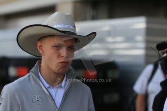 World © Octane Photographic Ltd. Sunday 2nd November 2014, F1 USA GP, Austin, Texas, Circuit of the Americas (COTA) - Paddock & Atmosphere. McLaren Mercedes MP4/29 – Kevin Magnussen. Digital Ref: 1150LB1D0900