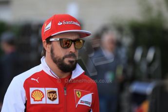 World © Octane Photographic Ltd. Sunday 2nd November 2014, F1 USA GP, Austin, Texas, Circuit of the Americas (COTA) - Paddock & Atmosphere. Scuderia Ferrari F14T - Fernando Alonso. Digital Ref: 1150LB1D0942