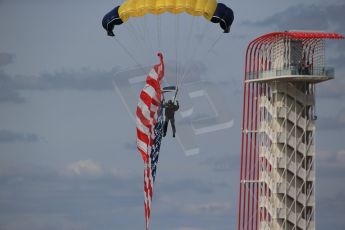 World © Octane Photographic Ltd. Sunday 2nd November 2014, F1 USA GP, Austin, Texas, Circuit of the Americas (COTA) - Paddock & Atmosphere. US Navy. Digital Ref: 1150LB1D1078