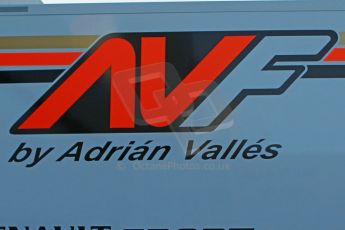 World © Octane Photographic Ltd. World Series by Renault collective test, Jerez de la Frontera, March 24th 2014. AVF by Adrian Valles team logo. Digital Ref : 0897cb1d4443