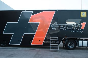 World © Octane Photographic Ltd. World Series by Renault collective test, Jerez de la Frontera, March 24th 2014. +1Tech1 Racing Team logo. Digital Ref : 0897cb1d4453