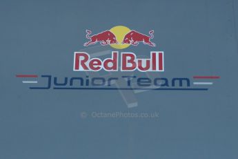World © Octane Photographic Ltd. World Series by Renault collective test, Jerez de la Frontera, March 24th 2014. Red Bull Junior Team logo. Digital Ref : 0897cb1d4465