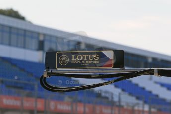 World © Octane Photographic Ltd. World Series by Renault collective test, Jerez de la Frontera, March 24th 2014. Lotus logo at Jerez. Digital Ref : 0897lb1d7460