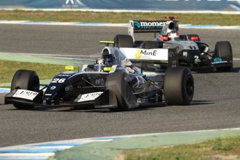 World © Octane Photographic Ltd. World Series by Renault collective test, Jerez de la Frontera, March 25th 2014. Pons Racing – Meindert van Buuren and Strakka Racing – Will Stevens. Digital Ref : 0898cb7d8008