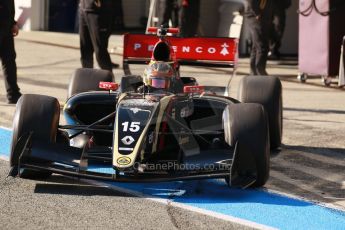 World © Octane Photographic Ltd. World Series by Renault collective test, Jerez de la Frontera, March 26th 2014. Lotus – Marlon Stockinger. Digital Ref : 0899cb1d7034