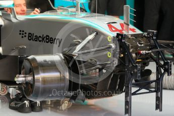 World © Octane Photographic Ltd. Mercedes AMG Petronas F1 W06 Hybrid. Friday 27th November 2015, F1 Abu Dhabi Grand Prix, Practice 1, Yas Marina. Digital Ref: 1477CB1L4746