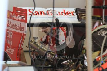 World © Octane Photographic Ltd. Scuderia Ferrari SF15-T. Friday 27th November 2015, F1 Abu Dhabi Grand Prix, Practice 1, Yas Marina. Digital Ref: 1477CB1L4770