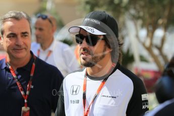 World © Octane Photographic Ltd. McLaren Honda -  Fernando Alonso. Friday 27th November 2015, F1 Abu Dhabi Grand Prix, Practice 1, Yas Marina. Digital Ref: 1477CB1L4962