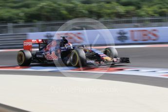World © Octane Photographic Ltd. Scuderia Toro Rosso STR10 – Max Verstappen. Friday 27th November 2015, F1 Abu Dhabi Grand Prix, Practice 1, Yas Marina. Digital Ref: 1477CB1L5205