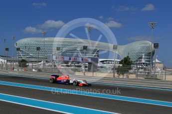 World © Octane Photographic Ltd. Manor Marussia F1 Team MR03B – William Stevens. Friday 27th November 2015, F1 Abu Dhabi Grand Prix, Practice 1, Yas Marina. Digital Ref: 1477LB1D6121