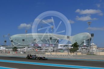 World © Octane Photographic Ltd. Sahara Force India VJM08B – Sergio Perez. Friday 27th November 2015, F1 Abu Dhabi Grand Prix, Practice 1, Yas Marina. Digital Ref: 1477LB1D6214