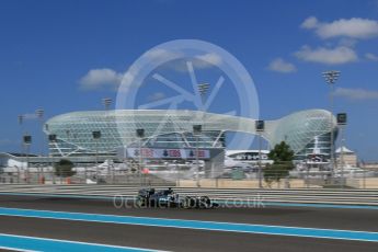 World © Octane Photographic Ltd. Mercedes AMG Petronas F1 W06 Hybrid – Lewis Hamilton. Friday 27th November 2015, F1 Abu Dhabi Grand Prix, Practice 1, Yas Marina. Digital Ref: 1477LB1D6224